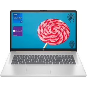HP Business 17.3" Laptop, 17.3" HD+ Touchscreen, Intel Core i7-1355U, 16GB RAM, 1TB SSD, Webcam, HDMI, Backlit KB, FP Reader, Wi-Fi 6, Win 11 P, Pale Rose Gold, ADATA 512 External SSD Bundle in Kuwait