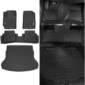 جميع حصيرة أرضية الطقس تتناسب مع 2008-2013 Toyota Highlander (وليس لـ Hybrid) حصير الجذع مع استبدال الصف الثالث في مسند الظهر من أجل تويوتا هايلاندر ملحقات الحصير المضادة للانزلاق in Kuwait