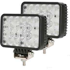 2PACK 12/24volt Led Work Light 9000LM, Square High Power Led Driving Light Foglights with Spot Flood Combo Beam for Tractor,Truck,Offroad,Boat,Golf Cart,ATV,UTV,Trailer in Saudi Arabia
