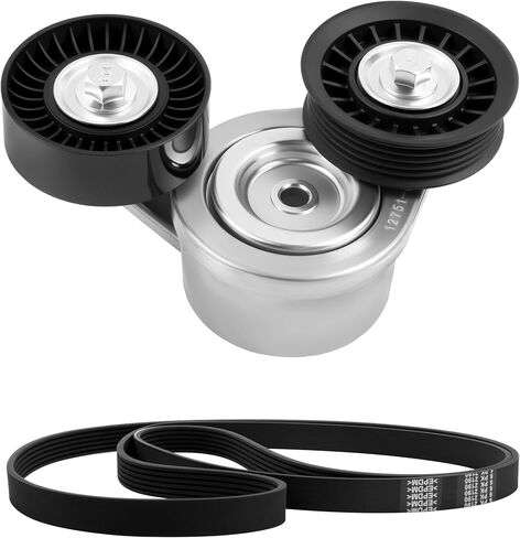 حزام تجميع شداد الحزام - متوافق مع 2003-2007 Accord L4 2.4L، 2006-2015 Civic L4 2.0L، 2002-2014 CR-V L4 2.4L، Element، TSX، CSX، RDX، ILX - يستبدل 31170RAAA01، 31170PNA023، 38278 in Kuwait