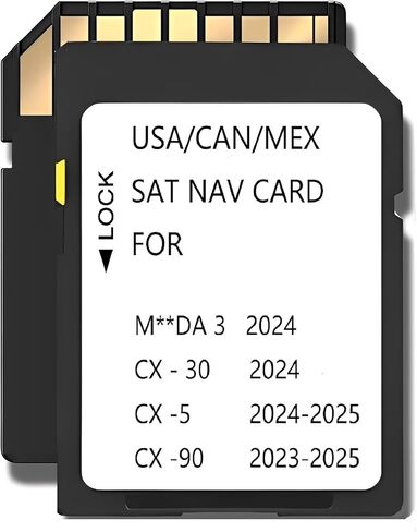 أحدث بطاقة ذاكرة التنقل لعام 2025 متوافقة مع Maz*da 3(2025)، MX-5(2024)،Cx-30(2025)،Cx50(2025)،Cx70(2025)،(NAVISD2425) in Kuwait