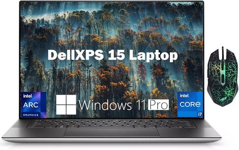 Dell 2024 Newest XPS 15 9530 Business Laptop, 15.6" FHD+ Display, Intel 13th Gen 10-Core i7-13620H, 32GB DDR5, 1TB SSD, Arc Graphics A370M, Wi-Fi 6, Windows 11 Pro, Backlit KB in Saudi Arabia