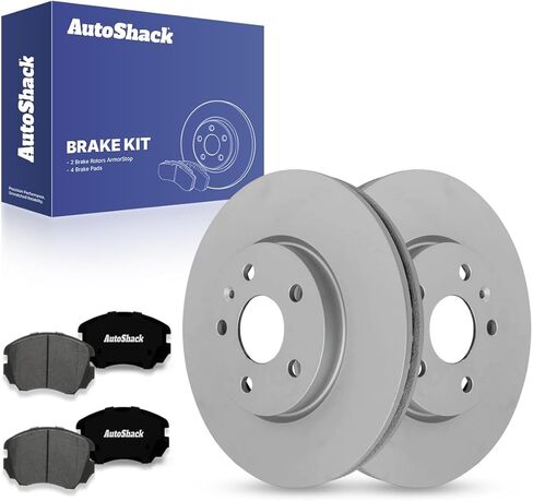 Autoshack Front Brake Kit Praking for Chevrolet Equinox Impala Malibu Limited GMC Terrain Buick Lacrosse Resal Discist Brake Rotor مع وسادة الفرامل السيراميك 12.6 "(321.0 مم) PCDR65176651761421 in Saudi Arabia