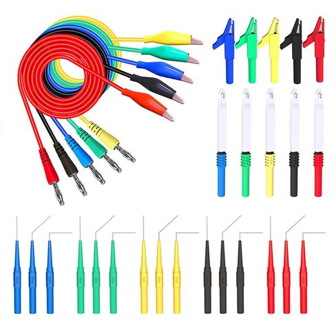 Automotive Test Lead Set, Back Probe Kit 30pcs, Copper Alligator Clips to Banana Plug Test Lead, Multimeter Test Lead Set for Automotive Repair and Diagnostic Circuit Testing in Saudi Arabia
