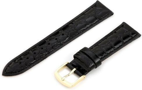 Hadley-Roma Women's LS-717 14mm Brown Crocodile Grain Watch Strap in Saudi Arabia