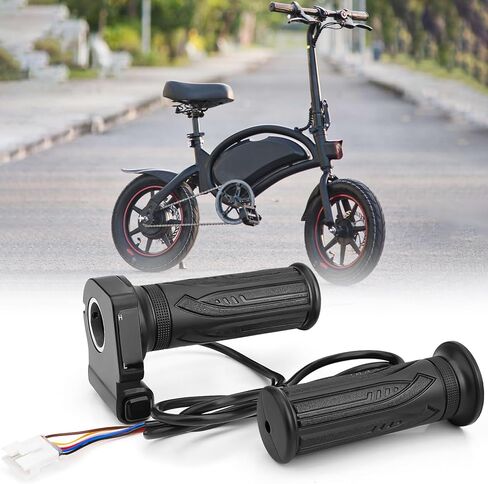 36V Electric Bike Throttle Grips for Dyu D3F D2F C3 C4 Jetson Bolt Pro LX10 Atlas Ancheer Electric Bike, Original Throttle Handle Assembly with Cruise Control Button & Left Grip in Saudi Arabia