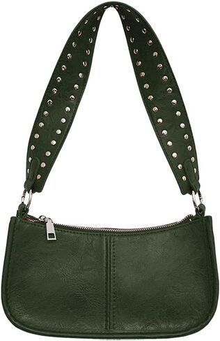 حقائب كتف عصرية للنساء Y2K محفظة جلدية مرصعة بحقائب يد ريترو كروسبودي حقيبة صغيرة لطيفة هوبو in Kuwait