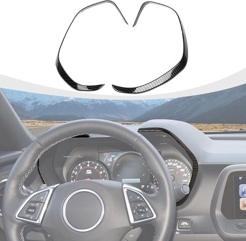 for Camaro Dashboard Panel Trim, Center Control Dash Board Cover Compatible with Chevy Camaro Accessories 2016-2024, Red in Saudi Arabia