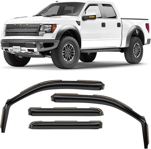 CLIM ART in-Channel Incredibly Durable Rain Guards for GMC Savana 2500/3500 1996-2025, Original Window Deflectors, Vent Window Visors, Vent Deflector, 2 pcs. - 696209 in Saudi Arabia