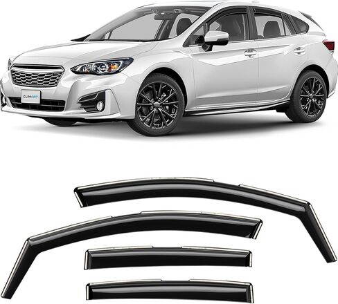 CLIM ART in-Channel Incredibly Durable Rain Guards for GMC Savana 2500/3500 1996-2025, Original Window Deflectors, Vent Window Visors, Vent Deflector, 2 pcs. - 696209 in Saudi Arabia