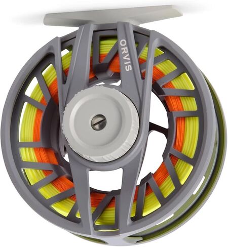 Orvis Clearwater CAST Reel II: Fishing Reels, Large-Arbor Die-Cast Design, Rugged Finish, Sealed Drag System, Enhanced Fit, Charcoal - 3-5wt in Saudi Arabia