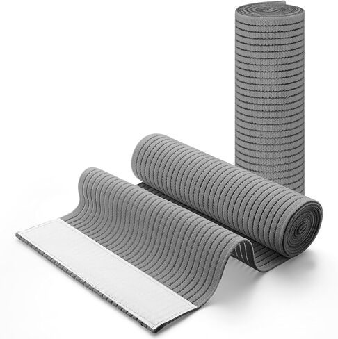 Geiserailie 2 PCS Compression Compression Wrap Support Support Band Sports Swit Binder binder الصدر القابل للتعديل للنساء الكبيرات من الصدر يمنع ارتداد الثدي للرياضة (أبيض ، كبير) in Saudi Arabia