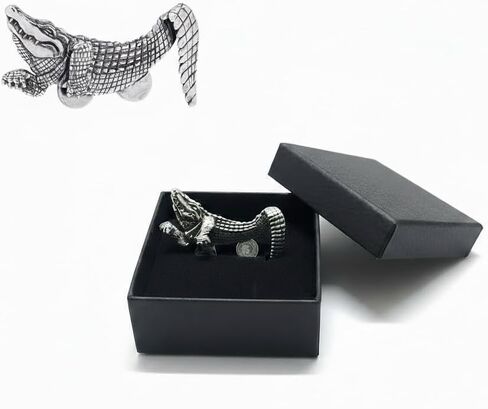 Vintage Alligator & Octopus Animal Brooch for Men Women, Retro Gold/Silver Rhinestone Animal Pin for Blazer Lapel, Suit Jacket, Backpack, Bag Decoration in Saudi Arabia