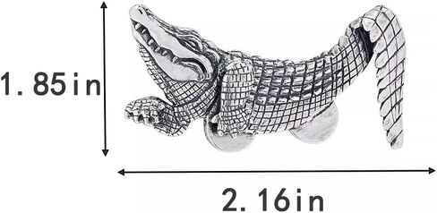 Vintage Alligator & Octopus Animal Brooch for Men Women, Retro Gold/Silver Rhinestone Animal Pin for Blazer Lapel, Suit Jacket, Backpack, Bag Decoration in Saudi Arabia