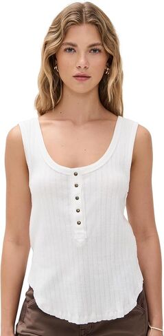 Free People Women's Care Bryson Henley Tank in Saudi Arabia
