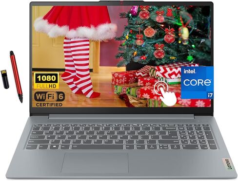 Lenovo IdeaPad 5i 2-in-1 Laptop, 14" WUXGA Touchscreen, Intel 12-core Ultra 5 225U AI up to 4.8GHz, 8GB LPDDR5 RAM, 512GB SSD, Backlit Keyboard, Luna Grey, Windows 11, EAT 16GB USB Pen Accessories in Saudi Arabia