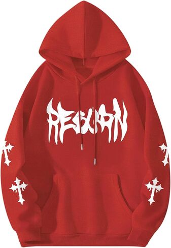 Christian Hoodies for Men Vintage Religious Faith Jesus Sweatshirts Cross Bible Verse Streetwear Hoodie Pullovers in Kuwait