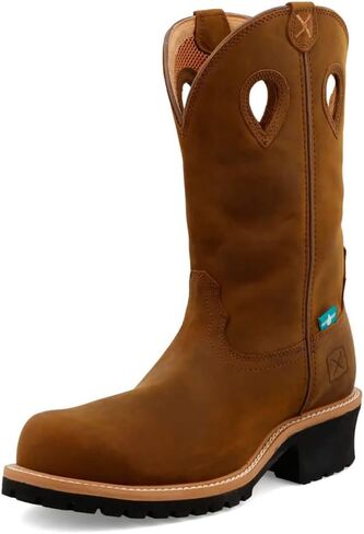 Twisted X Men's 12 Int Western Logger Boot Toe مركب in Saudi Arabia