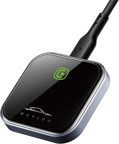 محول Carplay اللاسلكي لهاتف iPhone، Mavlou 2025 أحدث ترقية Carplay Dongle، تحويل سريع ثابت سلكي إلى CarPlay لاسلكي، توصيل وتشغيل ترقية OTA، لهاتف iPhone iOS 10+ والسيارات مع CarPlay السلكي in Kuwait