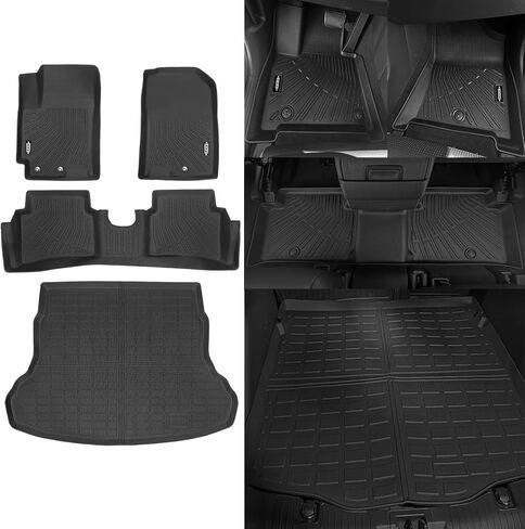 جميع حصيرة أرضية الطقس تتناسب مع 2008-2013 Toyota Highlander (وليس لـ Hybrid) حصير الجذع مع استبدال الصف الثالث في مسند الظهر من أجل تويوتا هايلاندر ملحقات الحصير المضادة للانزلاق in Kuwait