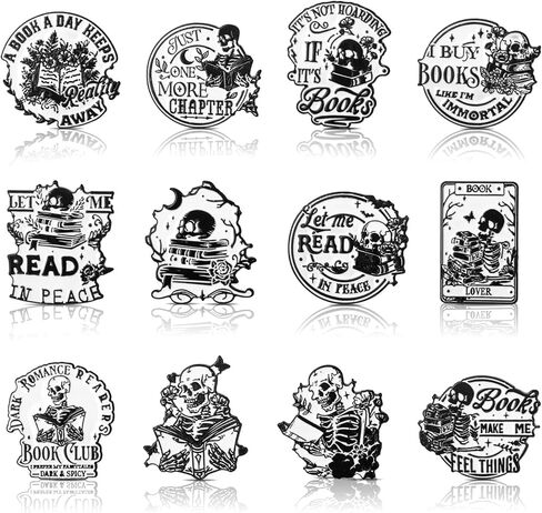 Bookish Pin Book Enamel Pins Book Club Gifts for Jackets Hats Christmas Stuffers Gift for Bookworms Librarians Readers Students Educators Books Lover Friends Collectors in Saudi Arabia