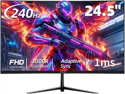 شاشة ZZA للألعاب مقاس 32 بوصة QHD (2560 × 1440)، معدل تحديث 165 هرتز، 1 مللي ثانية، HDR 10، sRGB 95% مجموعة ألوان، FreeSync Premium، قابل للتركيب على VESA، ضبط الزاوية، DisplayPort 1.4، HDMI2.0 in Kuwait