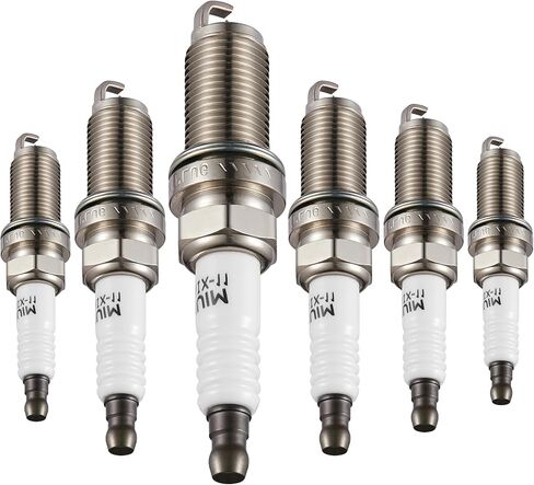 LKAR6AIX-11 Iridium Spark Plugs 4 Pack - Compatible with Nissan 2007-2013 Altima 2008-2013 Rogue 2007-2012 Sentra 2013-2021 NV200, 1.6L 1.8L 2.0L 2.5L Engine - Replaces XP5684 Spark Plug in Kuwait