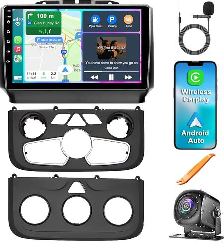 راديو سيارة 4G+64G لسيارة جيب جراند شيروكي 2014-2021، رانجلر 2018-2020، لسيارة دودج رام 1500/2500/3500 2013-2018، لسيارة دودج تشالنجر تشارجر 2015-2023، ستيريو السيارة، كاربلاي/أندرويد أوتو، ملاحة جي بي إس in Kuwait