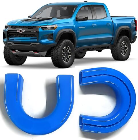 (إصدار ممتد) أغطية خطاف السحب لـ Silverado 1500 2007-2026 وGMC Sierra 1500 2007-2019، تصميم ممتد يناسب ملحقات Silverado 1500 تمامًا، لا يناسب خطافات السحب الرأسية (أحمر) in Kuwait