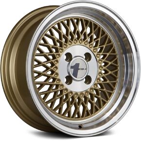 AV18 15x8 Offset 25 4x100 Hub 73.1 Black with Bronze Spoke Faces in Saudi Arabia