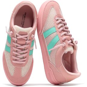 Project Cloud Genuine Leather Casual Sneakers for Women - Memory Foam Insoles Lace-Up Womens Shoes & Lightweight Women's Fashion Sneakers - Non-Slip Shoes for Women Footwear (Verdict) in Saudi Arabia