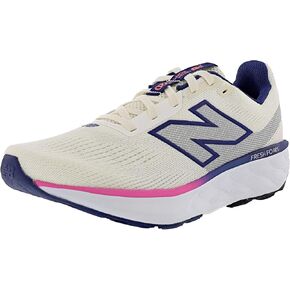 New Balance Women's Fresh Foam 520 V9 Running Shoe, Nb White/Black/Silver Metallic, 7.5 in Kuwait