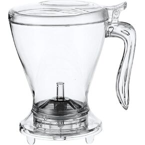Smart Coffee Maker Loose Leaf Tea Infuser & Brewer with Coaster - 21 Oz | Easy Brew | Easy Clean | Dishwasher safe | Loose leaf & Coffee (Dark Grey) in Saudi Arabia