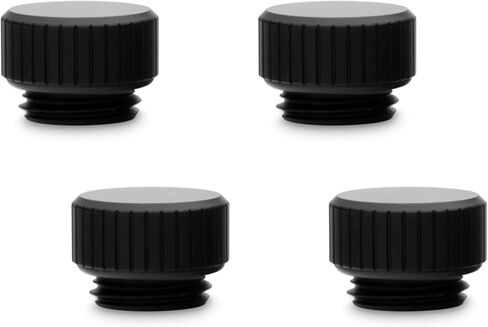 EKWB EK-Quantum Torque Micro Plug Fitting, Satin Titanium, 4-Pack in Saudi Arabia