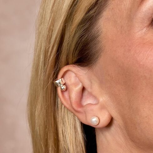 Silpada 'Forever My Cultured Pearl' Freshwater Cultured Pearl Stud Earrings in Sterling Silver in Saudi Arabia