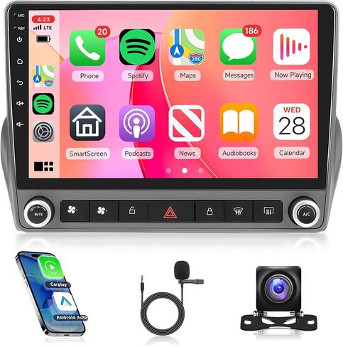 2G + 64G Android 13 Wireless CarPlay Android Auto راديو ستيريو للسيارة لسيارة شيفروليه كامارو 2008-2015، شاشة لمس Rimoody 9 بوصة نظام تحديد المواقع العالمي للملاحة واي فاي مرآة رابط بلوتوث FM/RDS USB + كاميرا احتياطية in Saudi Arabia
