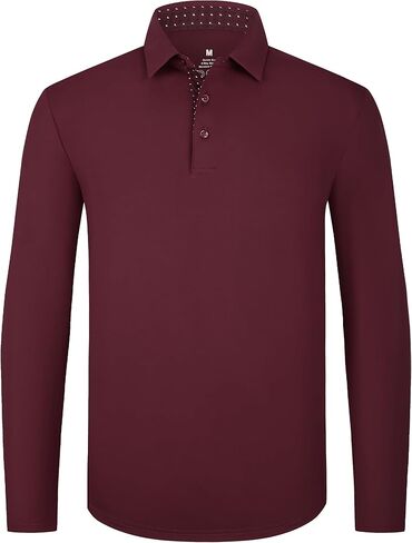 قميص أليكس فاندو رجال الجولف رطوبة فاقة سريعة القمصان ذات الأكمام الطويلة ذات الأكمام الطويلة للرجال in Kuwait