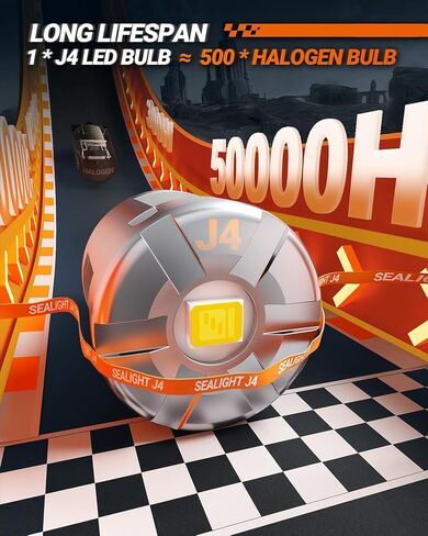 SEALIGHT 194 Led Bulb 600% Brightness 168 T10 Led License Plate Light 6500k Super Bright Replacement Bulbs For Trunk, License Plate Dome Map Door Courtesy Light (Pack Of 4) in Saudi Arabia