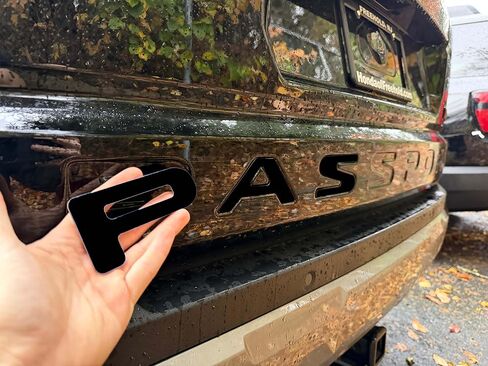 Rear Inserts Tailgate Letters fit 2025 2026 Compatible with Passport Models, 3D Raised & Strong Adhesive Abs Plastic Rear Emblems Decals Letters, NOT Thin Decals- Matte Black in Saudi Arabia