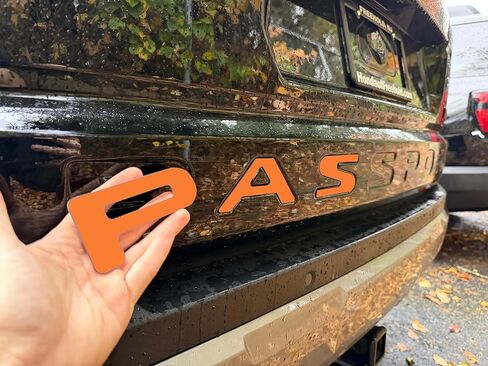 Rear Inserts Tailgate Letters fit 2025 2026 Compatible with Passport Models, 3D Raised & Strong Adhesive Abs Plastic Rear Emblems Decals Letters, NOT Thin Decals- Matte Black in Saudi Arabia