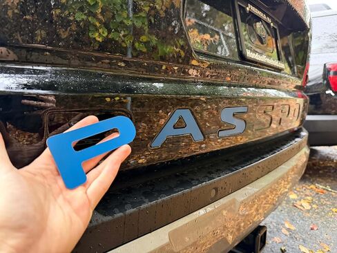 Rear Inserts Tailgate Letters fit 2025 2026 Compatible with Passport Models, 3D Raised & Strong Adhesive Abs Plastic Rear Emblems Decals Letters, NOT Thin Decals- Matte Black in Saudi Arabia