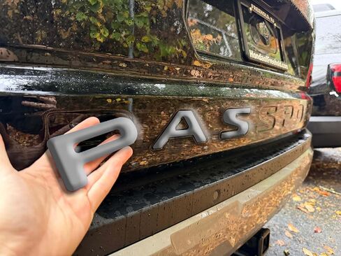 Rear Inserts Tailgate Letters fit 2025 2026 Compatible with Passport Models, 3D Raised & Strong Adhesive Abs Plastic Rear Emblems Decals Letters, NOT Thin Decals- Matte Black in Saudi Arabia