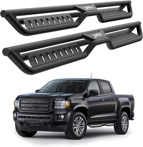 لوحات تشغيل لسيارة Toyota Tundra SR SR5 2022-2025 CrewMax Cab 4 أبواب كاملة الحجم شاحنة بيك اب، 4 بوصات منسدلة غير قابلة للانزلاق، خطوات جانبية منزلق صخري، قضبان نيرف شديدة التحمل، لملحقات Toyota Tundra in Kuwait