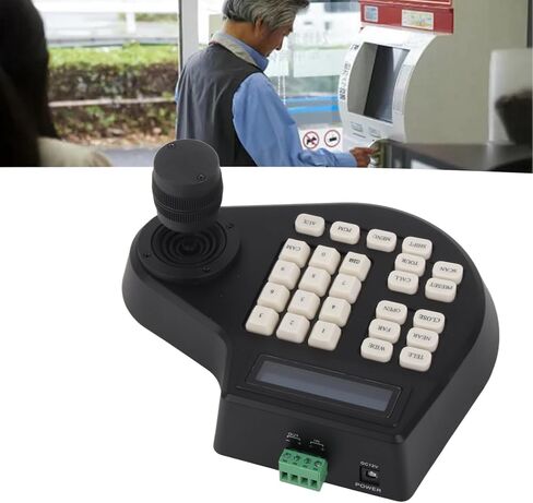 وحدة تحكم الكاميرا PTZ، واجهة قياسية للوحة مفاتيح الكاميرا PTZ RS485، تحكم دقيق للشاشة (قابس الولايات المتحدة) in Kuwait