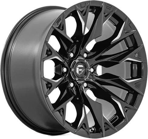 وقود للطرق الوعرة D803 FLAME 20X9، 6X135، 5.04، 1 مم مطحون باللون الأسود اللامع - D80320908950 in Saudi Arabia