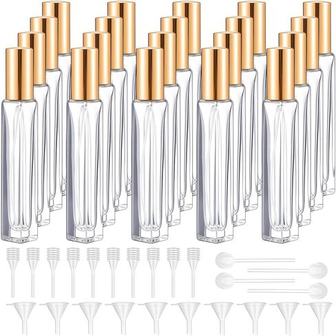 DOMENSI 40 PCS 10ML Travel Travel Travel Reclable Bottles Glass Pray Bottle Perfum in Kuwait