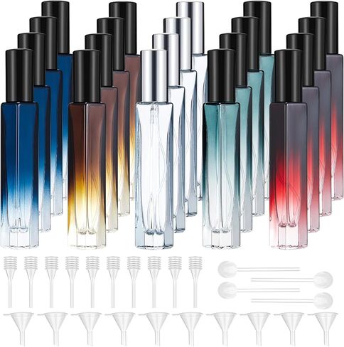 DOMENSI 40 PCS 10ML Travel Travel Travel Reclable Bottles Glass Pray Bottle Perfum in Kuwait