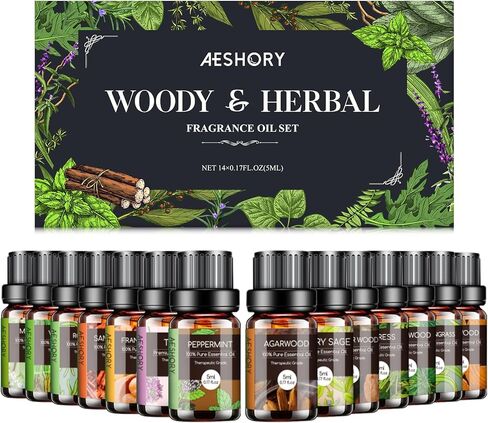 Hotel Diffuser Oils Set - 14Pcs Luxury Fragrance Oil Blend Hotel Scent Essential Oils Set for Diffuser, Soap & Candle Making in Kuwait