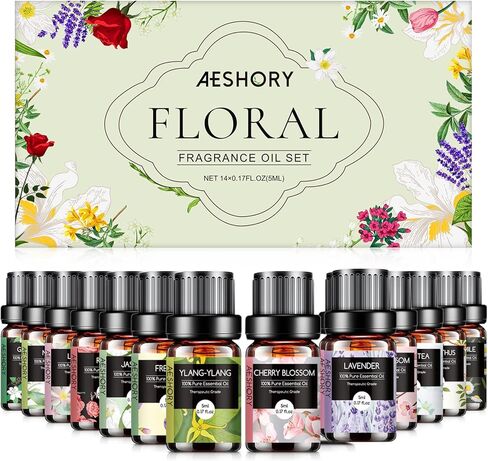 Hotel Diffuser Oils Set - 14Pcs Luxury Fragrance Oil Blend Hotel Scent Essential Oils Set for Diffuser, Soap & Candle Making in Kuwait