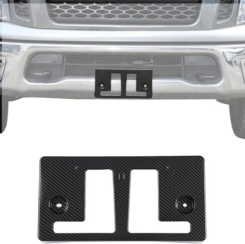 إطار حامل دعامة لوحة الترخيص الأمامية متوافق مع Nissan Titan 2016-2024 ملحقات تزيين قاعدة لوحة الترخيص in Kuwait